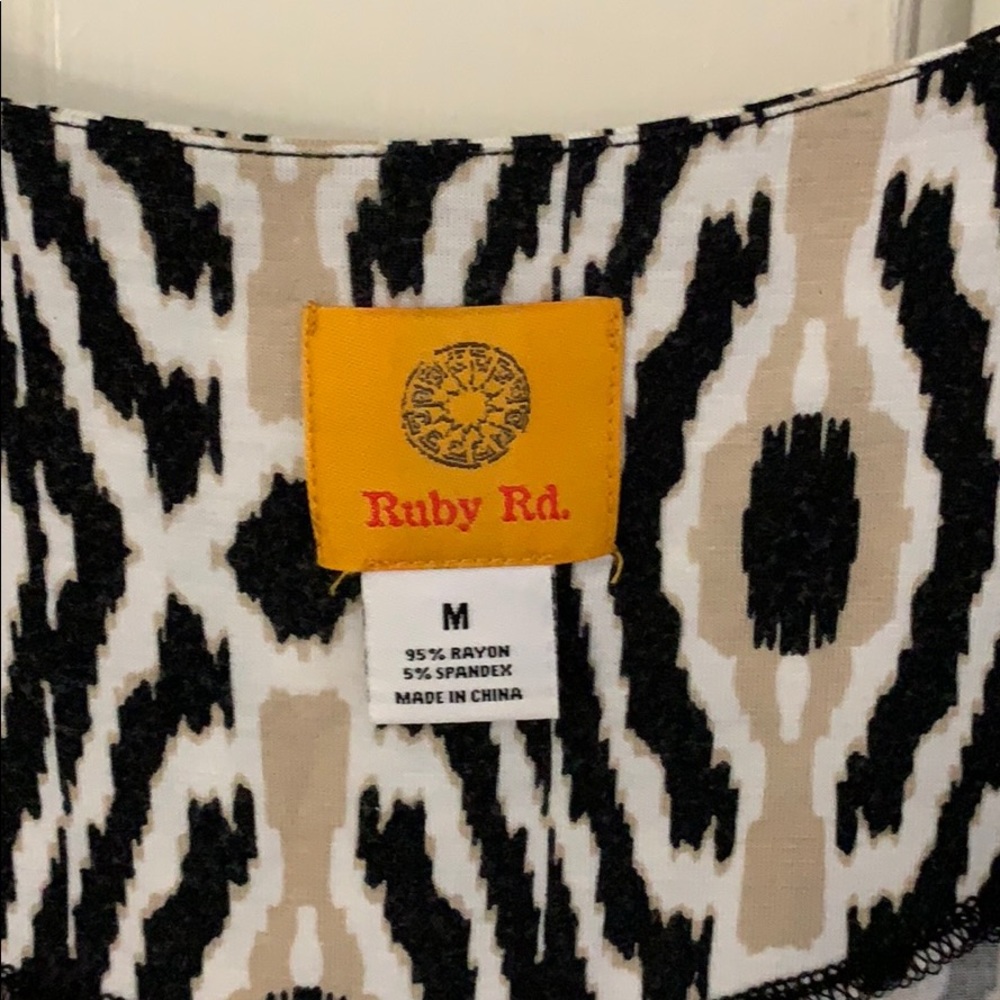 Ruby Rd. Animal-Like Print Top - image 5